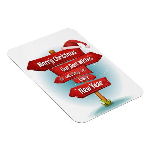 'Holly Jolly Wishes' Magneet (Rechterzijde)