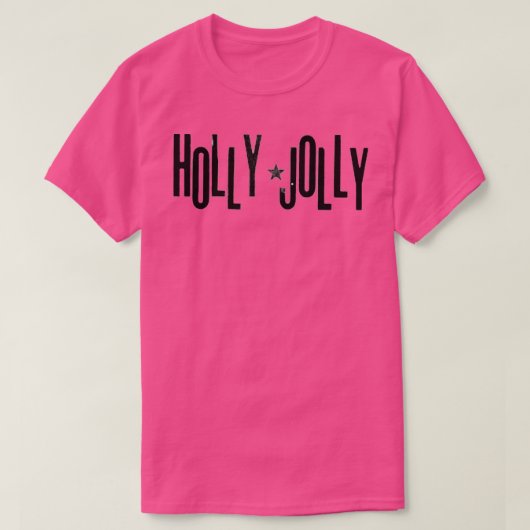 Holly Jolly worn and well loved T-shirt (Design voorkant)