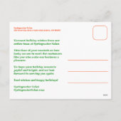 HOLLY JOLLY XMAS Christmas Custom Business Feestdagenkaart (Achterkant)