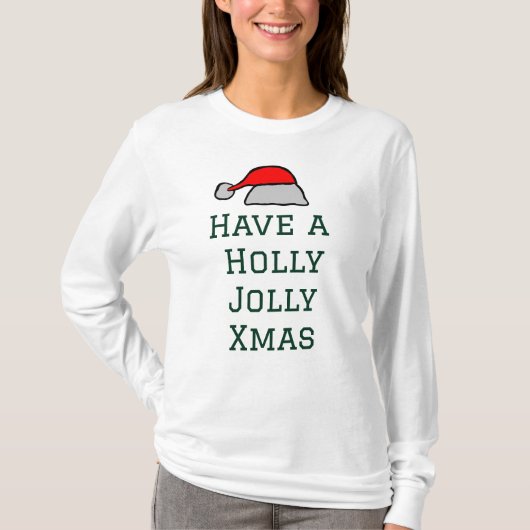 Holly Jolly Xmas T-shirt (Voorkant)