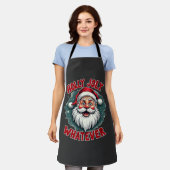 Holly Joly Wat voor Grappige Kerstman Kerstmis Schort (Gedragen)
