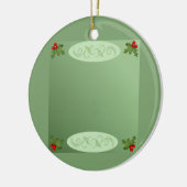 Holly Keramisch Ornament (Links)