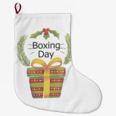 holly kerstboxing day grote kerstsok (Voorkant)