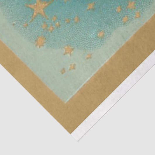  Holly, kerstcellen en sneeuwscène Tissuepapier (Detail)