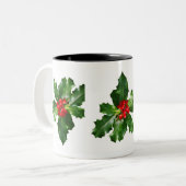 Holly KerstFeestdagen Mok (Voorkant links)