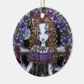 "Holly" kerstfeestfeestdag — versiering Keramisch Ornament (Links)