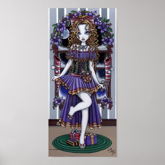 "Holly" kerstfeestfeiers Poster (Voorkant)