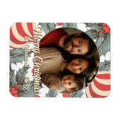  Holly kerstfoto Magneet (Horizontaal)