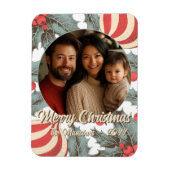  Holly kerstfoto Magneet (Verticaal)