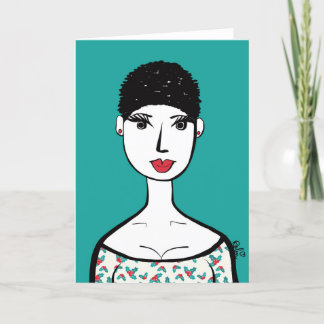 Holly Kerstmis Kaart