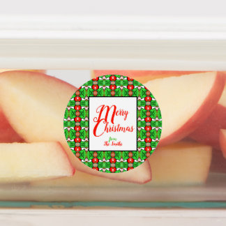 Holly Kerstmis Labels