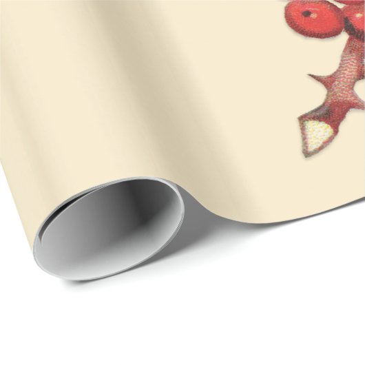Holly kerstpapier cadeaupapier (Rol Hoek)