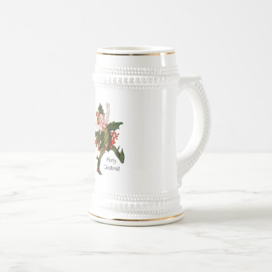 Holly kerstventilator kind Cute  Floral Bierpul (Voorkant rechts)