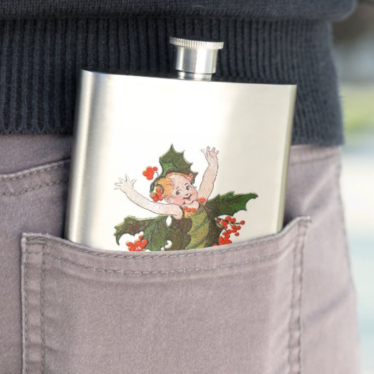 Holly kerstventilator kind Cute  Floral Flacon (Voorbeeld)