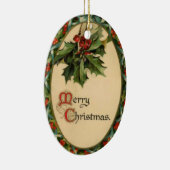  Holly Kerstversiering Keramisch Ornament (Rechts)