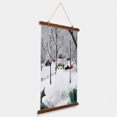 Holly King Hangend Wandkleed (Gebogen)