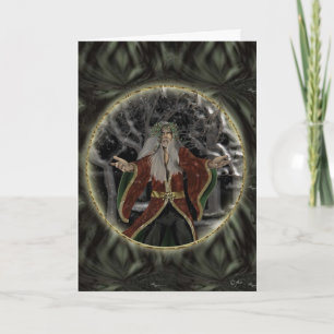 Holly King Holiday Kaart