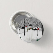 Holly King Ronde Button 3,2 Cm (Voorkant /achterkant)