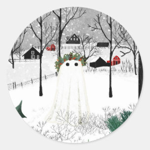 Holly King Ronde Sticker