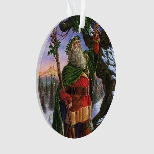 Holly King/Yuletide/Santa Ornament (voorkant)