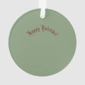 Holly King/Yuletide/Santa Ornament (achterkant)