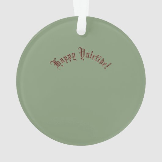 Holly King/Yuletide/Santa Ornament (achterkant)