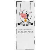 Holly Koe BABY SHOWER Wijn Cadeautas (Achterkant)