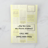 Holly Koe: "Bel me!" Kaart (Binnen)