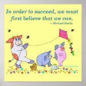 Holly Koe, "Geloof in jezelf" Poster (Voorkant)