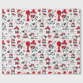 Holly Koe Het is Kerstmis Cadeaupapier (Vlak)