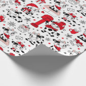 Holly Koe Het is Kerstmis Cadeaupapier (Hoek)