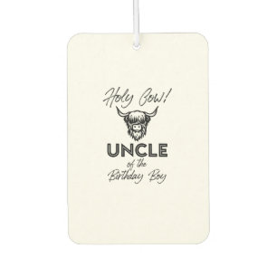 Holly Koe Oom van de Verjaardagsjongen Highland Ko Luchtverfrisser