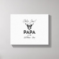 Holly Koe Papa van de verjaardag Boy Highland Koe