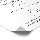 Holly krans - Raad hoeveel kurken Poster (Hoek)