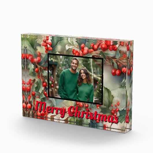  Holly laat Holly bessen achter Fotoblokken (Rechts)