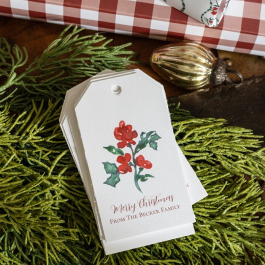 Holly Lane - Berry cadeau Labels () Cadeaulabel