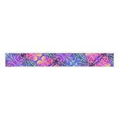 Holly Leaf en Berry Kleurrijk Grosgrain Lint (Voorkant)