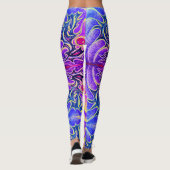 Holly Leaf en Berry Kleurrijk Leggings (Achterkant)