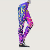 Holly Leaf en Berry Kleurrijk Leggings (Rechts)
