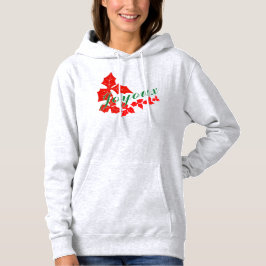 Holly Leaf Joyoux Noel Christmas T-Shirt Hoodie
