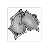 Holly Leaf Leaves Sugar Cookie Kerstmis Baking Rubberstempel (Afrduk)