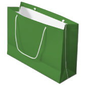 Holly Leaf Medium Green Groot Cadeauzakje (Voorkant Gekanteld)