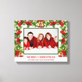 Holly Leaves and Berries Custom Photo Print (Voorkant)
