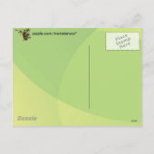 Holly Leaves Briefkaart (Achterkant)