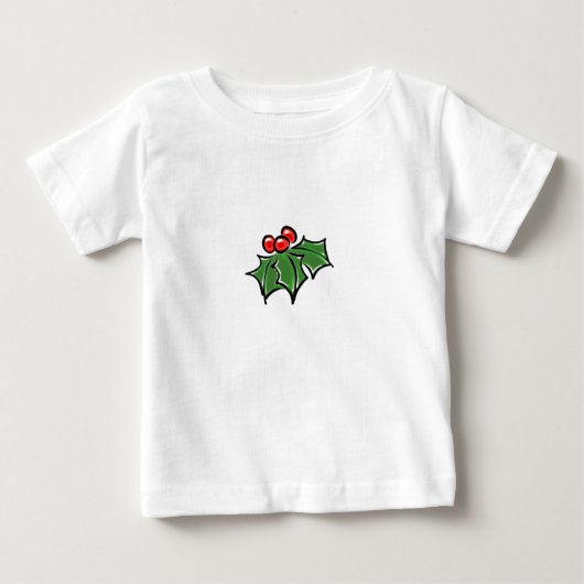 Holly Leaves, Holly berries, prettige vakantie bot (Voorkant)