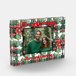 Holly Leaves Holly bessen foto template