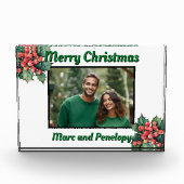  Holly Leaves Holly bessen foto template (Voorkant)