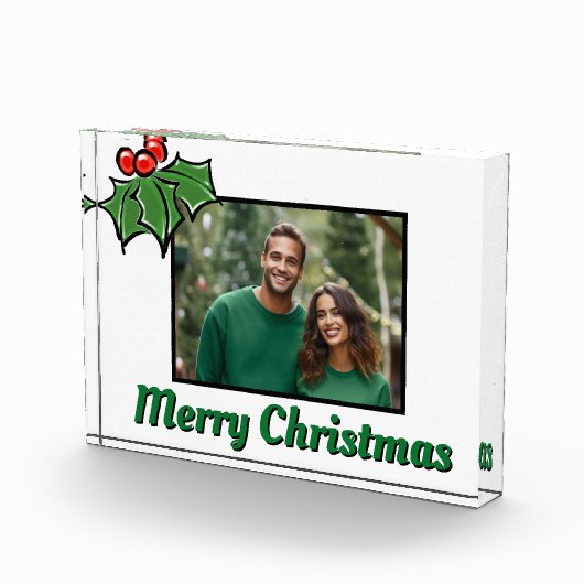  Holly Leaves Holly bessen foto template (Rechts)