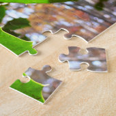 Holly Leaves II Holiday Natuur Botanisch Legpuzzel (Zijkant)