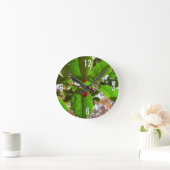 Holly Leaves II Holiday Natuur Botanisch Ronde Klok (Huis)